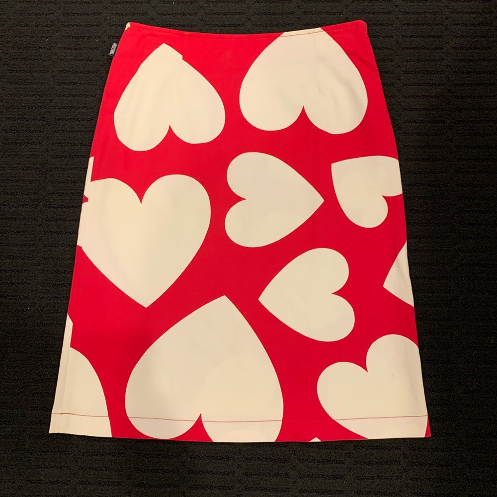 Moschino heart skirt